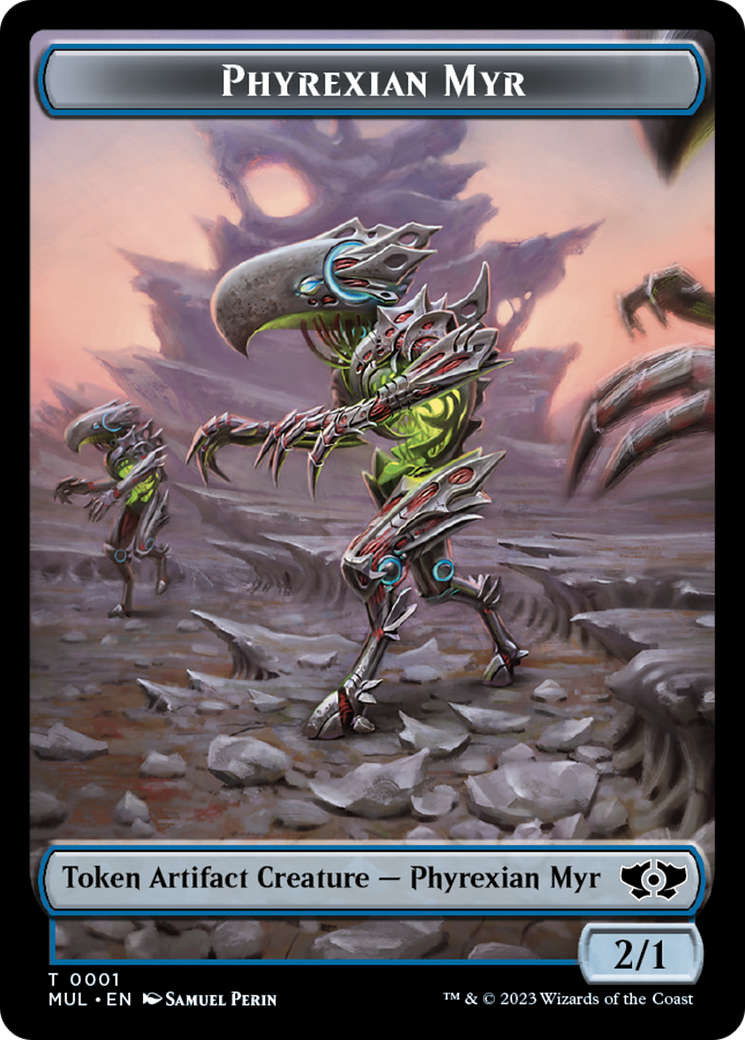 Phyrexian Myr Token [Multiverse Legends Tokens] | The CG Realm