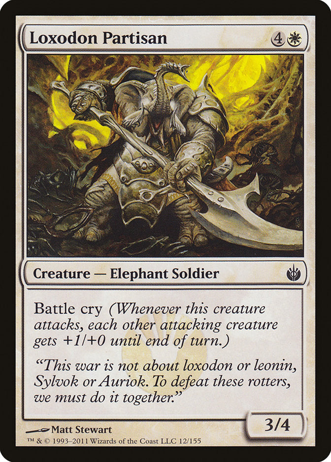 Loxodon Partisan [Mirrodin Besieged] | The CG Realm