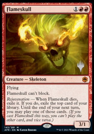Flameskull (Promo Pack) [Dungeons & Dragons: Adventures in the Forgotten Realms Promos] | The CG Realm
