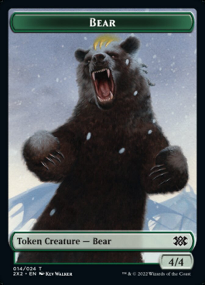 Bear // Eldrazi Scion Double-Sided Token [Double Masters 2022 Tokens] | The CG Realm