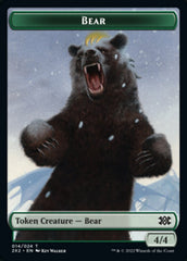 Bear // Vampire Double-Sided Token [Double Masters 2022 Tokens] | The CG Realm