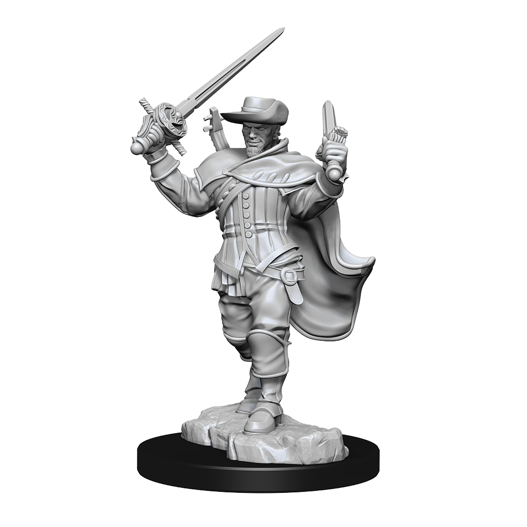DND UNPAINTED MINIS WV15 HUMAN BARD MALE | The CG Realm