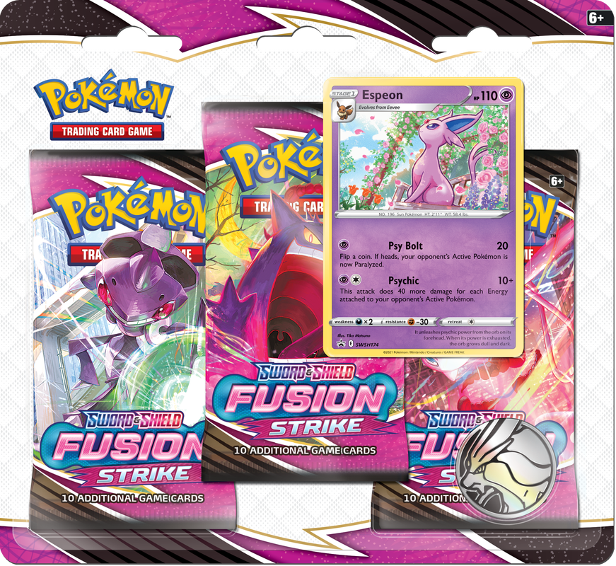 POKEMON SWSH8 FUSION STRIKE 3PK BLISTER | The CG Realm