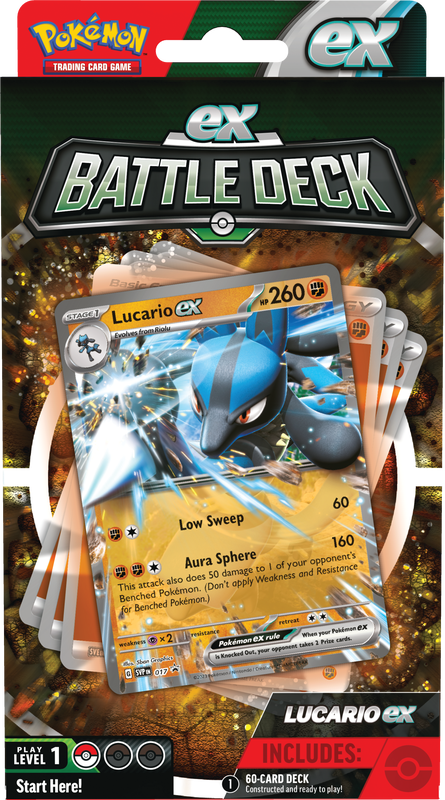 POKEMON BATTLE DECKS AMPHAROS EX/LUCARIO EX (Release Date:  2023-05-05) | The CG Realm
