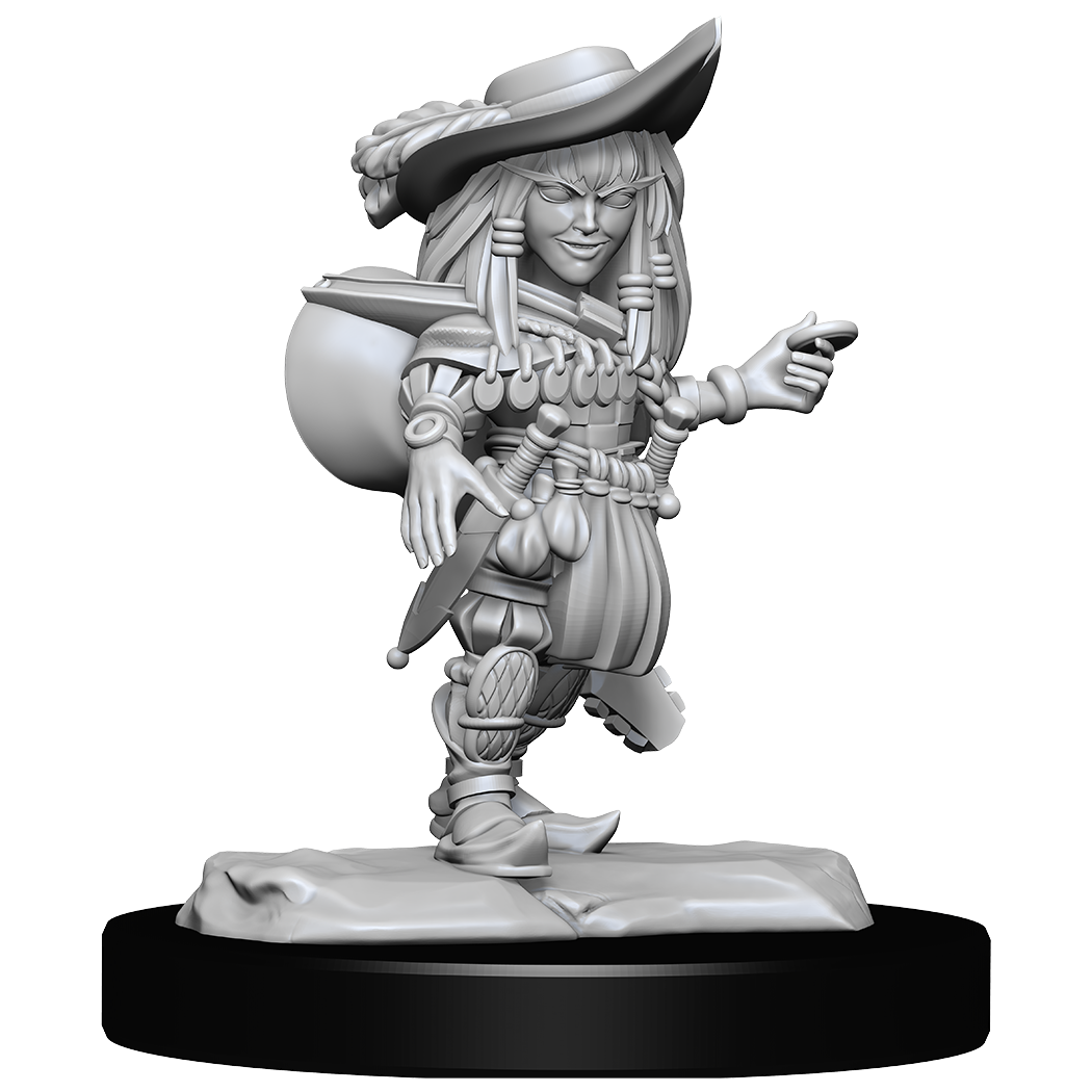 PF UNPAINTED MINIS WV15 GNOME BARD FEMALE