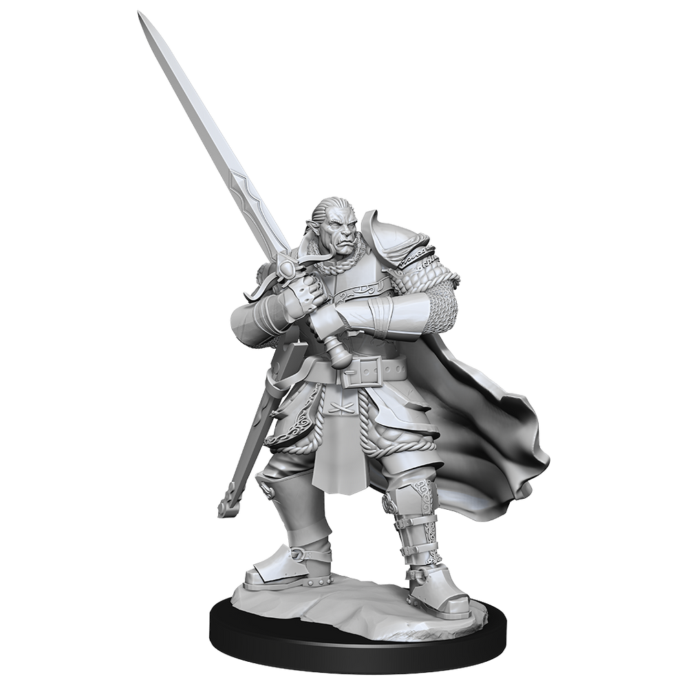 DND UNPAINTED MINIS WV15 HALF-ORC PALADIN MALE