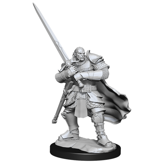 DND UNPAINTED MINIS WV15 HALF-ORC PALADIN MALE