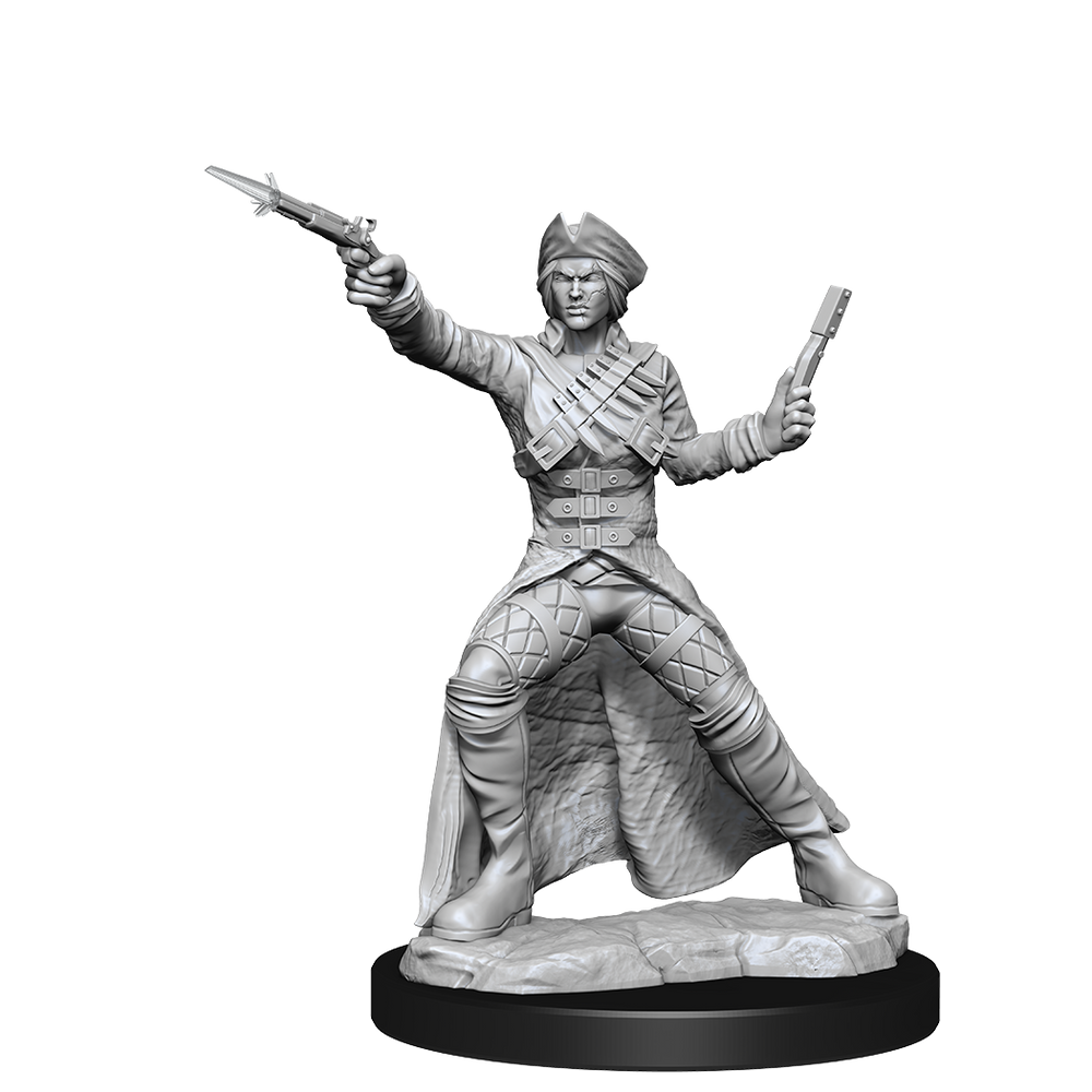 WIZKIDS UNPAINTED MINIS WV15 BOUNTY HUNTER/OUTLAW