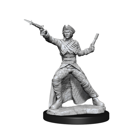 WIZKIDS UNPAINTED MINIS WV15 BOUNTY HUNTER/OUTLAW