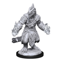 DND UNPAINTED MINIS WV15 LIZARDFOLK BARB/CLERIC | The CG Realm