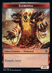 Saproling // Elemental Double-Sided Token [Dominaria United Tokens] | The CG Realm