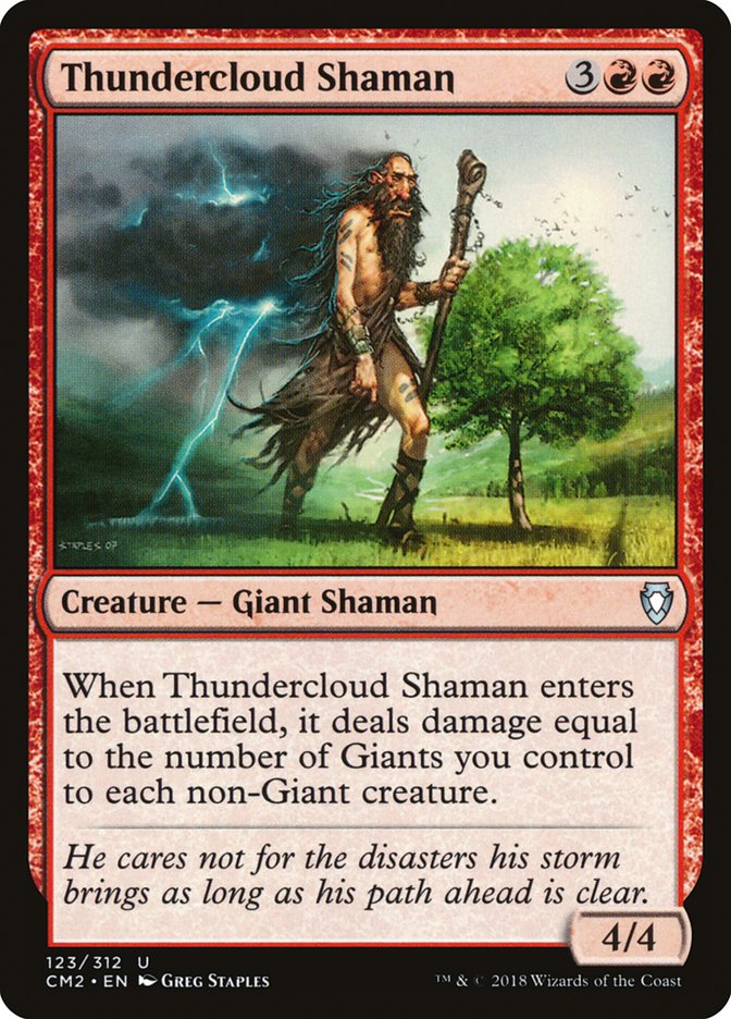 Thundercloud Shaman [Commander Anthology Volume II] | The CG Realm