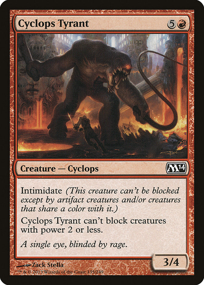 Cyclops Tyrant [Magic 2014] | The CG Realm