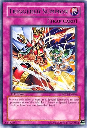 Triggered Summon [FOTB-EN046] Rare | The CG Realm