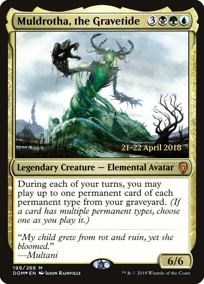 Muldrotha, the Gravetide [Dominaria Prerelease Promos] | The CG Realm