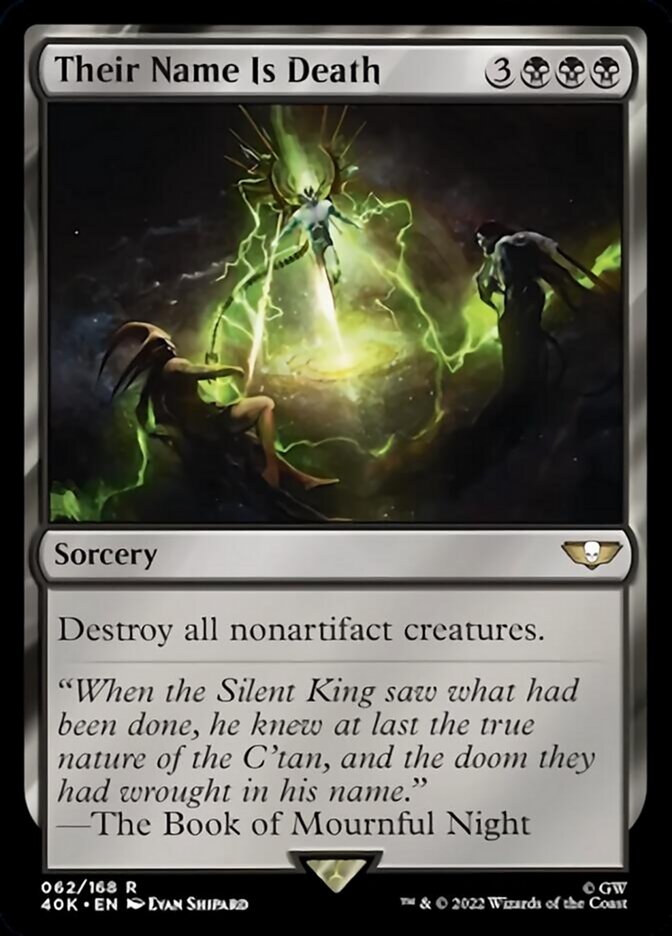 Their Name Is Death (Surge Foil) [Warhammer 40,000] | The CG Realm
