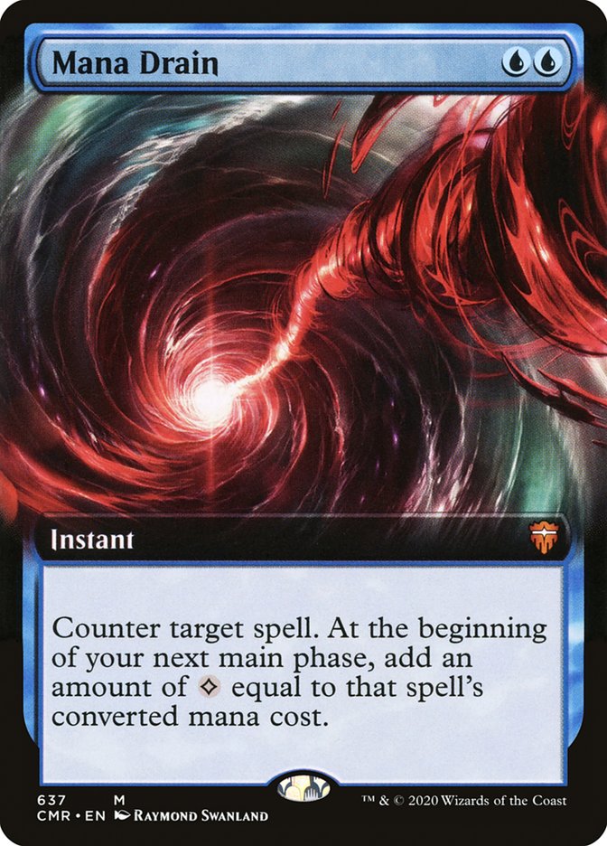 Mana Drain (Extended Art) [Commander Legends] | The CG Realm