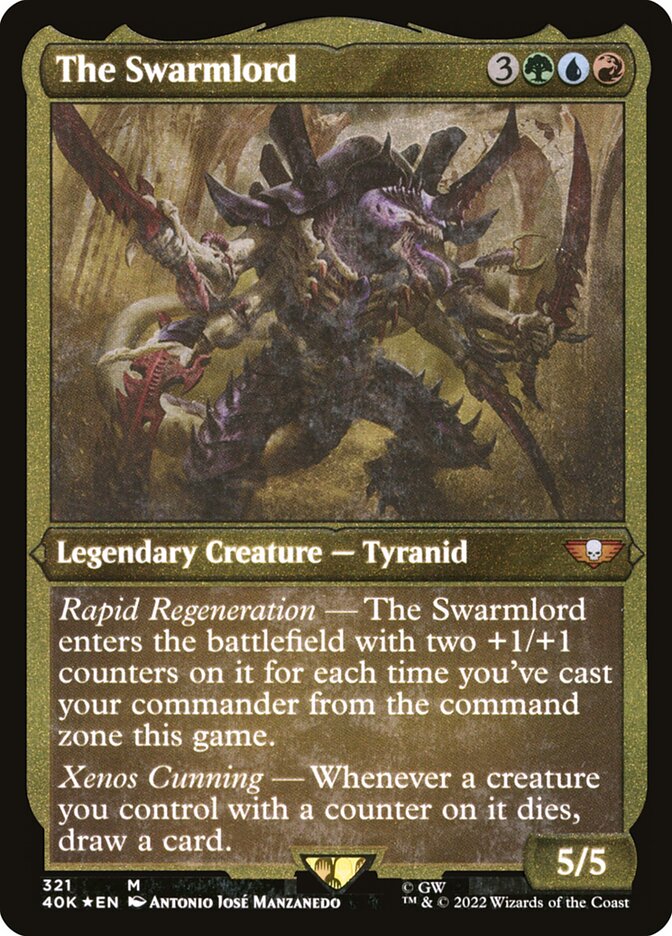The Swarmlord (Display Commander) (Surge Foil) [Warhammer 40,000] | The CG Realm