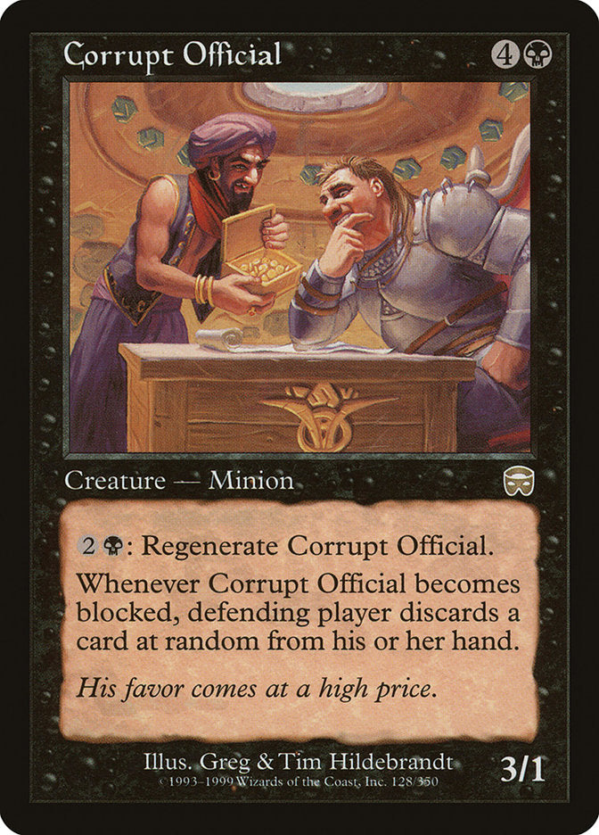 Corrupt Official [Mercadian Masques] | The CG Realm