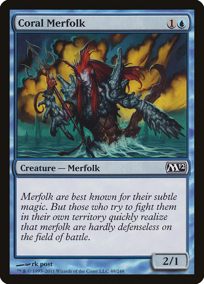 Coral Merfolk [Magic 2012] | The CG Realm