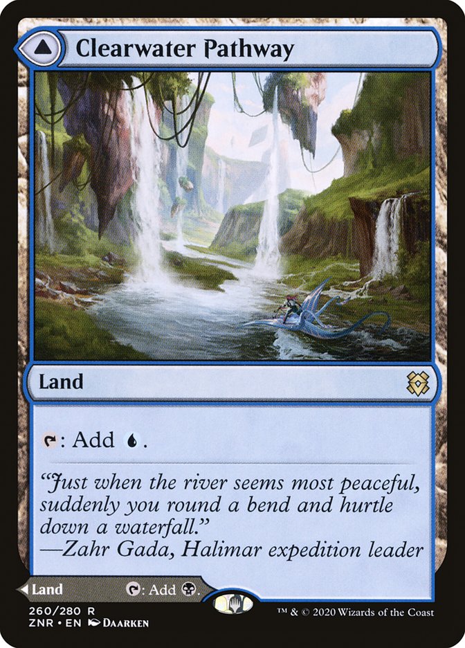 Clearwater Pathway (ZNR-260) - Zendikar Rising