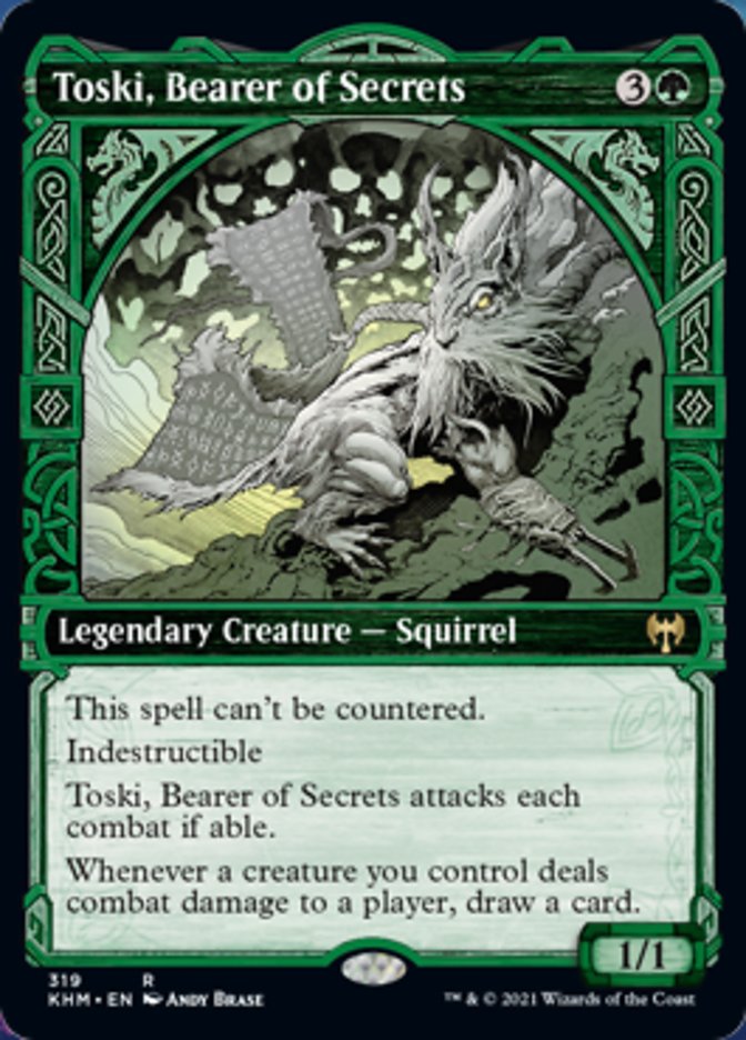 Toski, Bearer of Secrets (Showcase) [Kaldheim] | The CG Realm