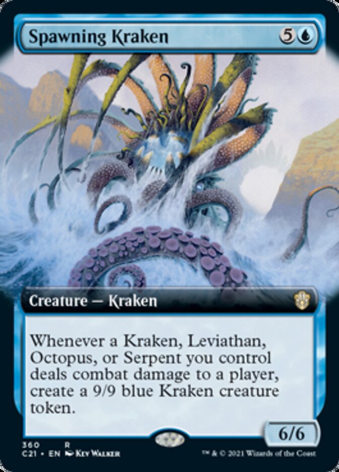 Spawning Kraken (Extended Art) [Commander 2021] | The CG Realm