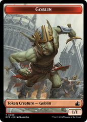Goblin (0008) // Soldier Double-Sided Token [Ravnica Remastered Tokens] | The CG Realm