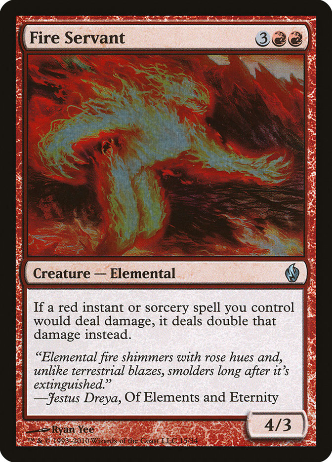 Fire Servant [Premium Deck Series: Fire and Lightning] | The CG Realm