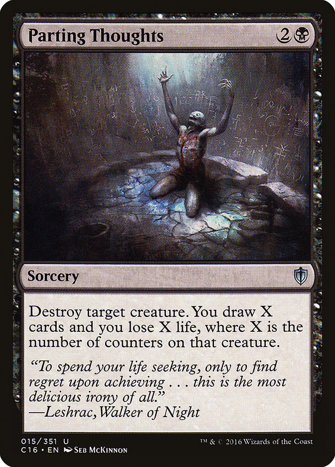 Parting Thoughts [Commander 2016] | The CG Realm