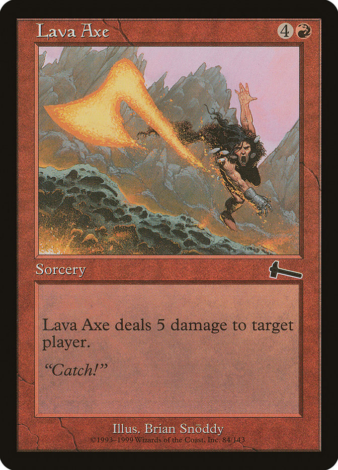 Lava Axe [Urza's Legacy] | The CG Realm