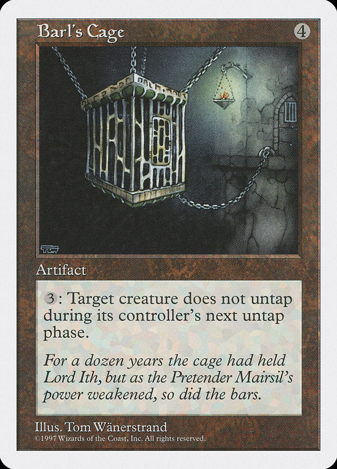 Barl's Cage [Fifth Edition] | The CG Realm