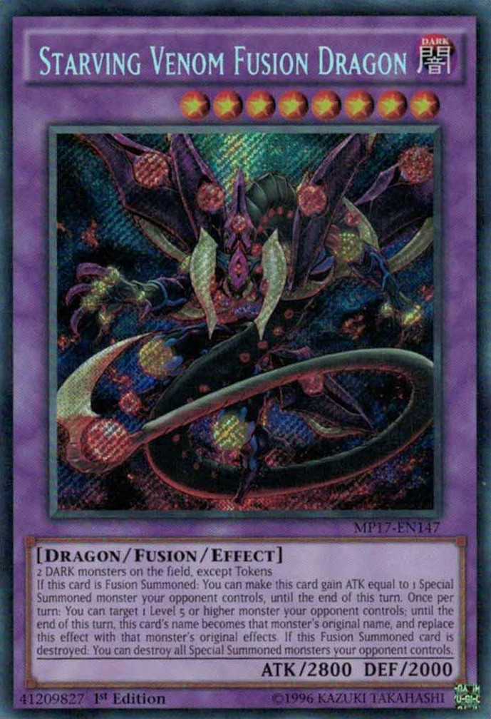 Starving Venom Fusion Dragon [MP17-EN147] Secret Rare | The CG Realm