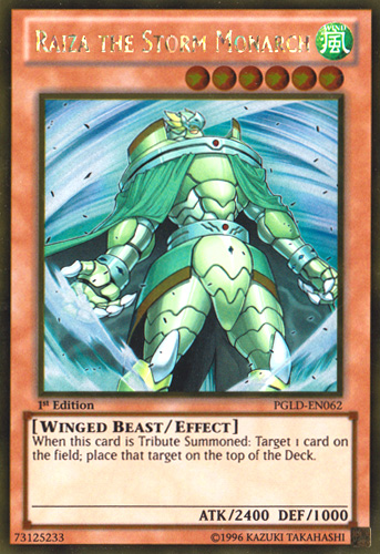 Raiza the Storm Monarch [PGLD-EN062] Gold Rare | The CG Realm