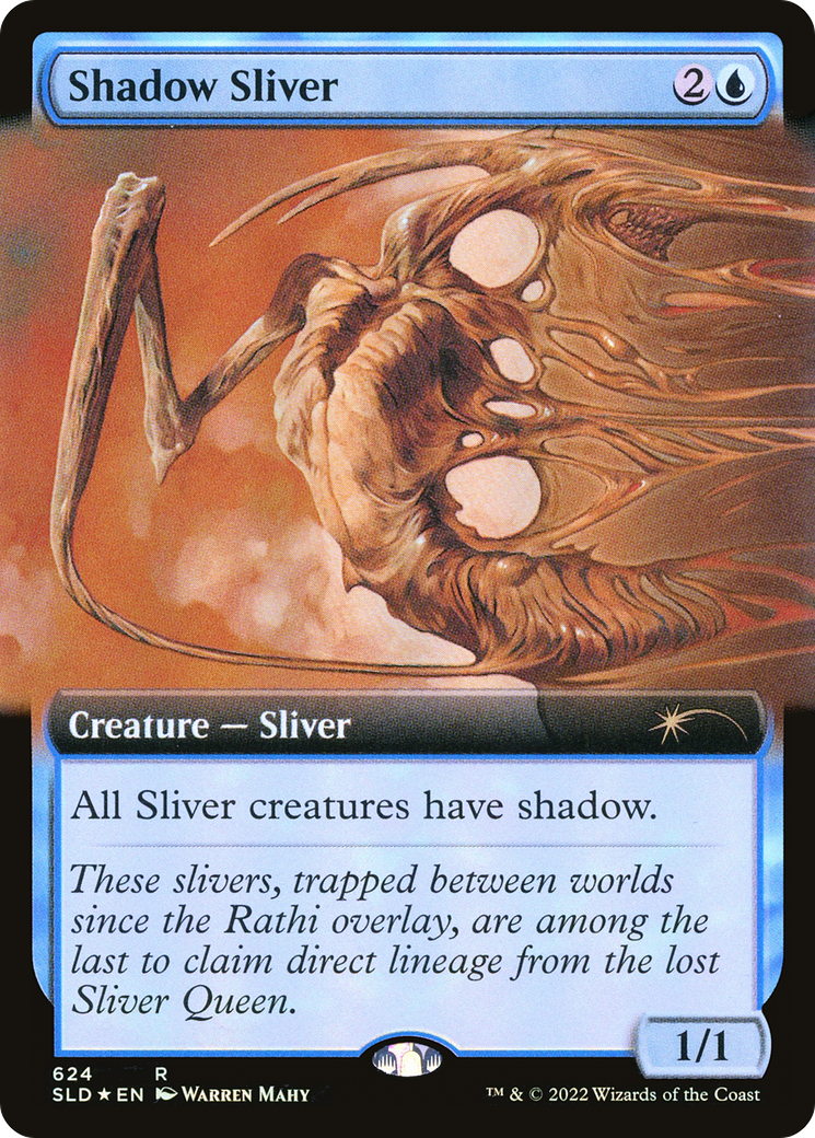 Shadow Sliver (Extended Art) [Secret Lair Drop Promos] | The CG Realm