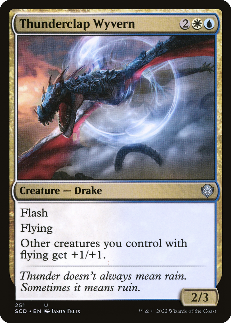 Thunderclap Wyvern [Starter Commander Decks] | The CG Realm