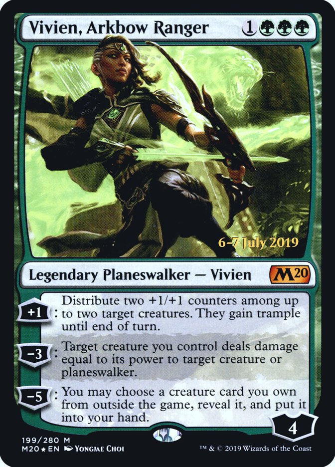 Vivien, Arkbow Ranger [Core Set 2020 Prerelease Promos] | The CG Realm