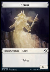 Spirit // Bat Double-Sided Token [Innistrad: Midnight Hunt Tokens] | The CG Realm