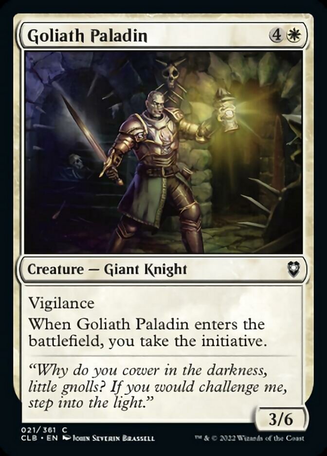 Goliath Paladin [Commander Legends: Battle for Baldur's Gate] | The CG Realm