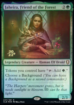 Jaheira, Friend of the Forest [Commander Legends: Battle for Baldur's Gate Prerelease Promos] | The CG Realm