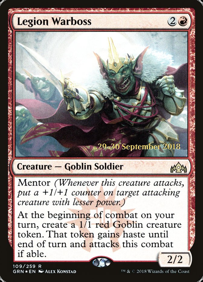 Legion Warboss [Guilds of Ravnica Prerelease Promos] | The CG Realm