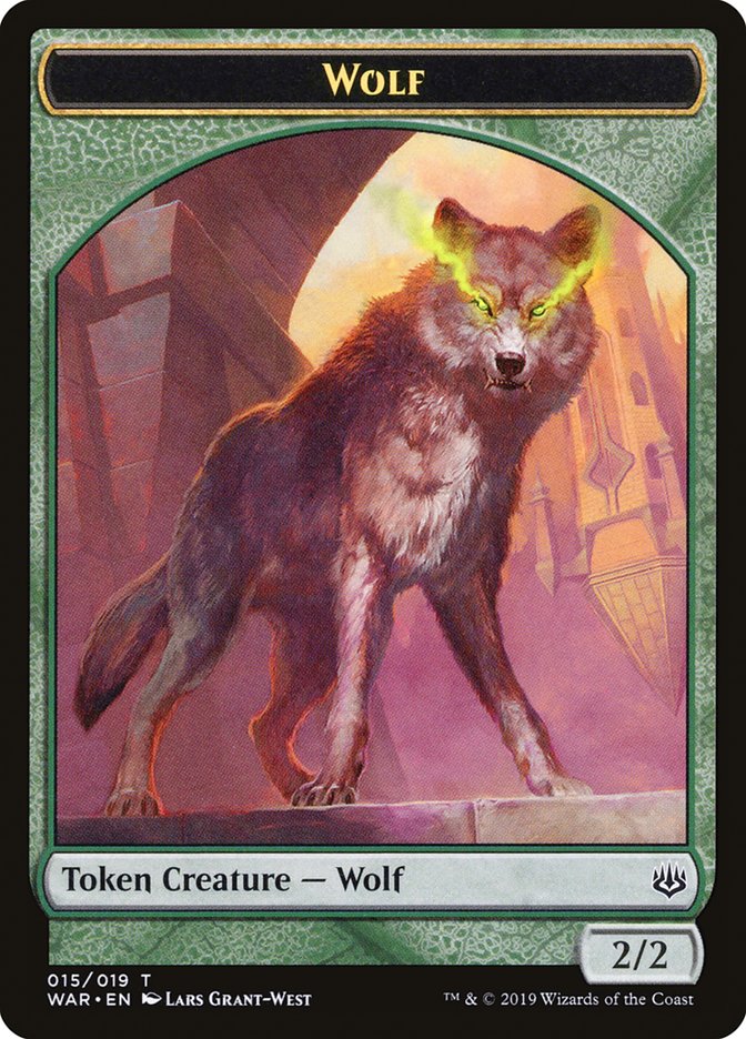 Wolf Token [War of the Spark Tokens] | The CG Realm