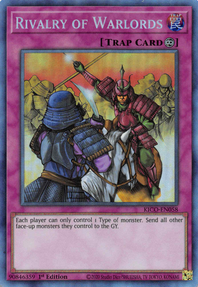 Rivalry of Warlords (Collector's Rare) [KICO-EN058] Collector's Rare | The CG Realm