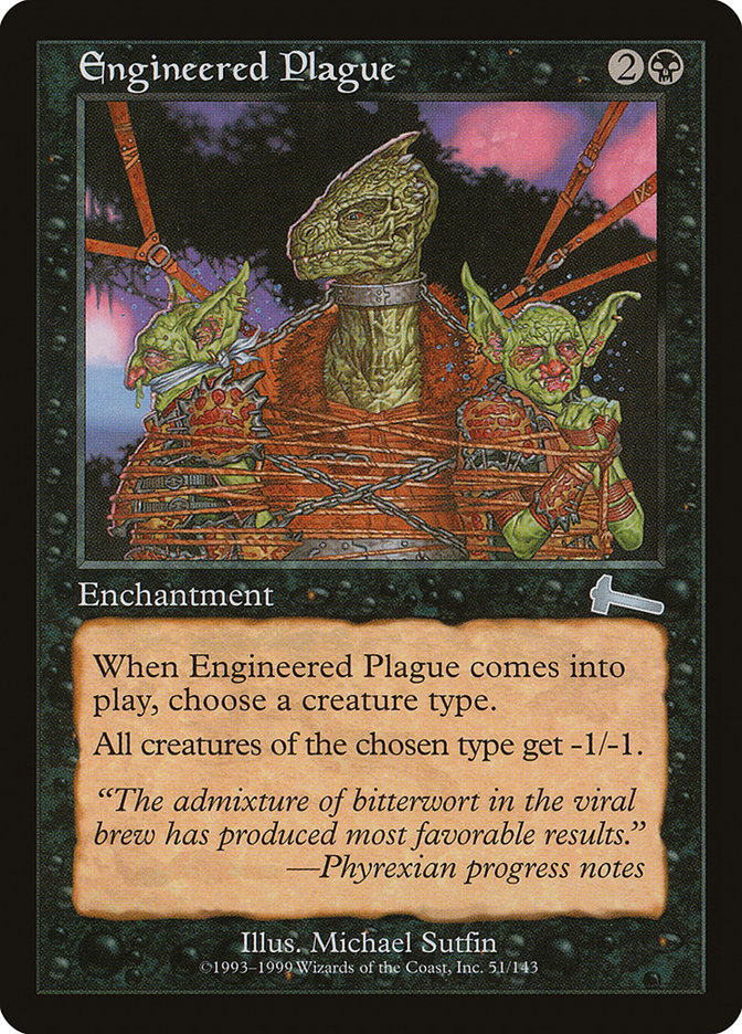 Engineered Plague [Urza's Legacy] | The CG Realm