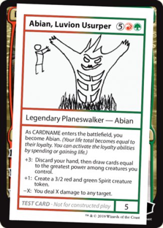 Abian, Luvion Usurper (2021 Edition) [Mystery Booster Playtest Cards] | The CG Realm
