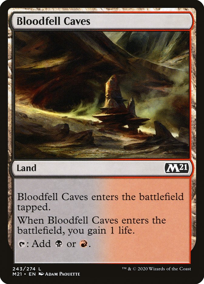 Bloodfell Caves [Core Set 2021] | The CG Realm