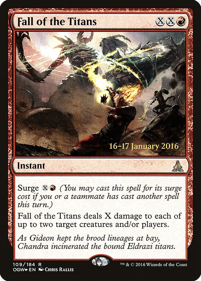 Fall of the Titans [Oath of the Gatewatch Prerelease Promos] | The CG Realm