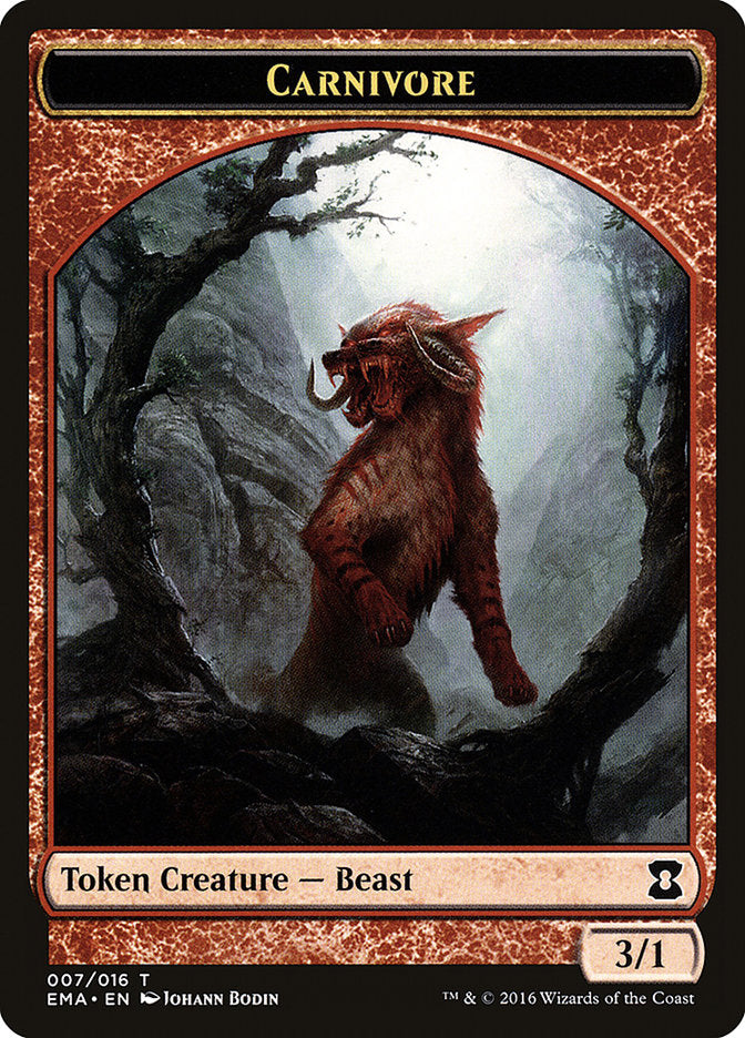 Carnivore Token [Eternal Masters Tokens] | The CG Realm