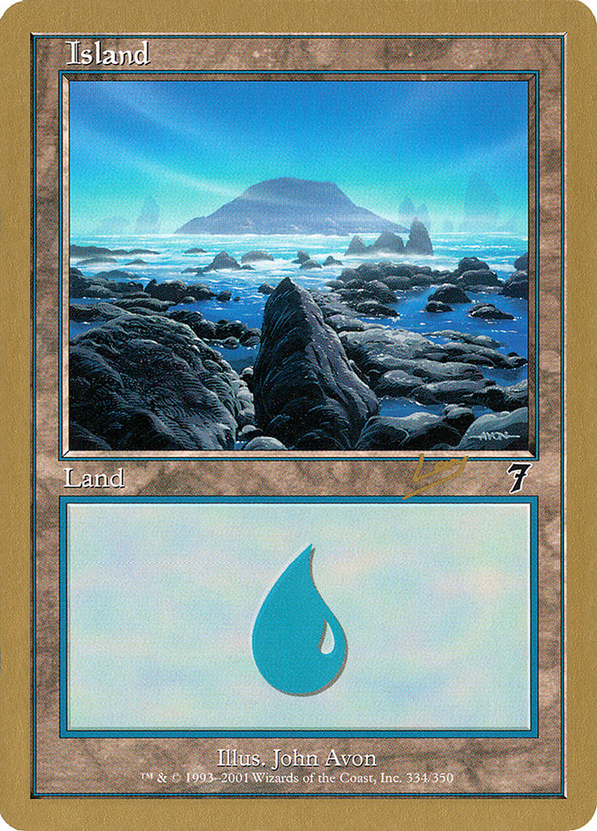 Island (rl334) (Raphael Levy) [World Championship Decks 2002] | The CG Realm