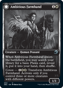 Ambitious Farmhand // Seasoned Cathar [Innistrad: Double Feature] | The CG Realm